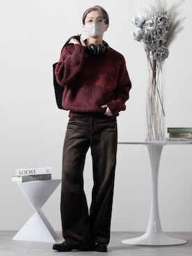 「アイテム（トートバッグ）」を使った、MASAKIさん（メンズ・168cm）の秋コーディネート