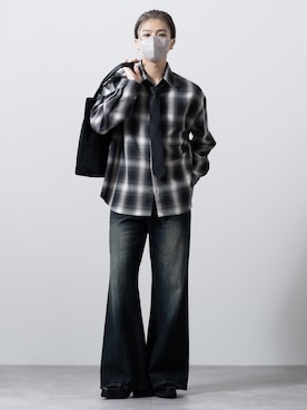 「アイテム（フォーマルスーツ/小物）」を使った、MASAKIさん（メンズ・168cm）の冬コーディネート