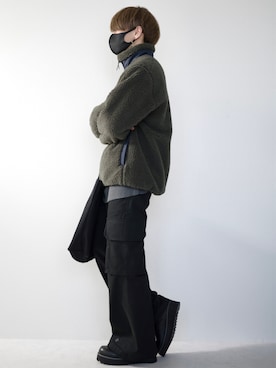 「CLEL（クレイル）のアイテム（シューズ）」を使った、MASAKIさん（メンズ・168cm）の冬コーディネート