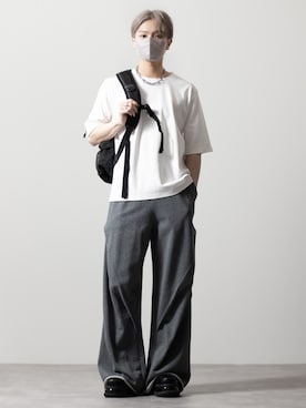 「CLEL（クレイル）のアイテム（アクセサリー）」を使った、MASAKIさん（メンズ・168cm）の春コーディネート