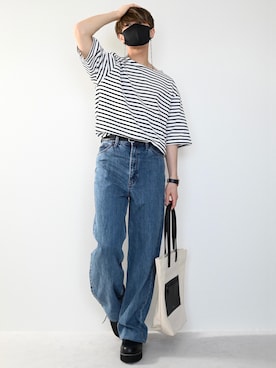 「FORK&SPOON（フォークアンドスプーン）のアイテム」を使った、MASAKIさん（メンズ・168cm）の夏コーディネート