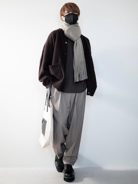【2点セット】TR Loose Tapered Slacks【新品・1度着用】 CLEL】TR Loose Tapered Slacks / TR ルーズテーパード