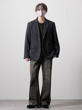 「CLEL（クレイル）のアイテム」を使った、MASAKIさん（メンズ・168cm）の冬コーディネート