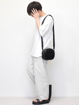 「Dr. Martens（ドクターマーチン）のアイテム（サンダル）」を使った、MASAKIさん（メンズ・168cm）の夏コーディネート