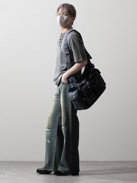 「CLEL（クレイル）のアイテム（シューズ）」を使った、MASAKIさん（メンズ・168cm）の春コーディネート