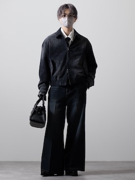 「アイテム（ブルゾン）」を使った、MASAKIさん（メンズ・168cm）の秋コーディネート