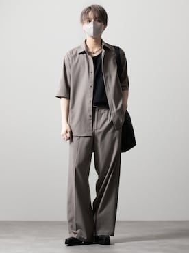 「CLEL（クレイル）のアイテム（アクセサリー）」を使った、MASAKIさん（メンズ・168cm）の春コーディネート
