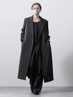 「アイテム（タンクトップ）」を使った、MASAKIさん（メンズ・168cm）の冬コーディネート