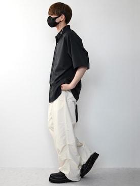 「GLOSTER（グロスター）のアイテム」を使った、MASAKIさん（メンズ・168cm）の春コーディネート