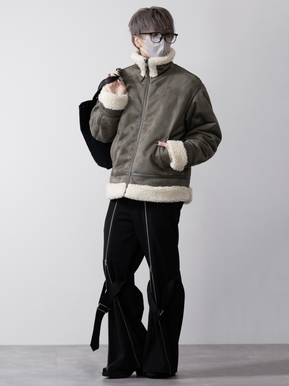 CLEL プライムTR フロントジップ ボンテージパンツ CLEL】Prime TR Front Zip Bondage Pants / プライムTR フロント