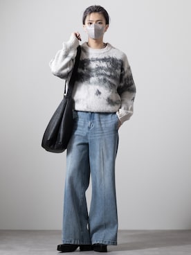 「アイテム（デニムパンツ）」を使った、MASAKIさん（メンズ・168cm・20代）の秋コーディネート