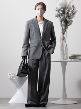 「CLEL（クレイル）のアイテム」を使った、MASAKIさん（メンズ・168cm）の冬コーディネート