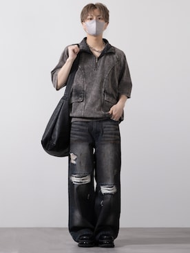 「アイテム（ネックレス）」を使った、MASAKIさん（メンズ・168cm・20代）の夏コーディネート