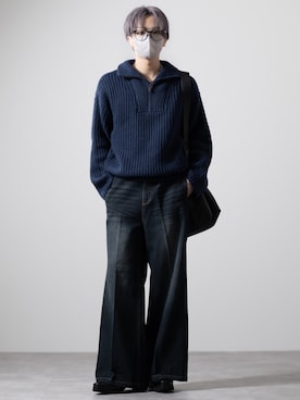 「アイテム（アクセサリー）」を使った、MASAKIさん（メンズ・168cm）の秋コーディネート