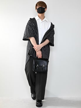 「CREARE -LINO-（クレアーレリノ）のアイテム」を使った、MASAKIさん（メンズ・168cm）の夏コーディネート