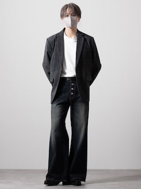 「CLEL（クレイル）のアイテム」を使った、MASAKIさん（メンズ・168cm）の冬コーディネート