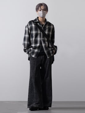 「アイテム（ネックレス）」を使った、MASAKIさん（メンズ・168cm・20代）の秋コーディネート