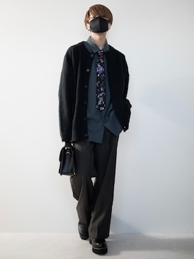 「CLEL（クレイル）のアイテム（シューズ）」を使った、MASAKIさん（メンズ・168cm）の冬コーディネート