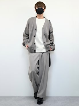 「CLEL（クレイル）のアイテム（バッグ）」を使った、MASAKIさん（メンズ・168cm）の春コーディネート