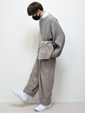 「shiki tokyo（シキトウキョウ）のアイテム（パンツ）」を使った、MASAKIさん（メンズ・168cm）の秋コーディネート