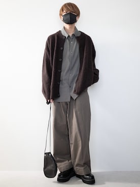 「CLEL（クレイル）のアイテム（シューズ）」を使った、MASAKIさん（メンズ・168cm）の冬コーディネート