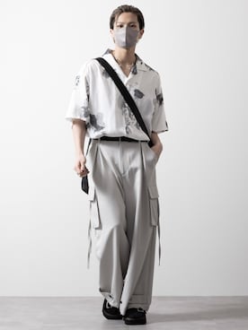 「アイテム（サンダル）」を使った、MASAKIさん（メンズ・168cm）の春コーディネート