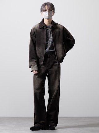 「CLEL（クレイル）の【CLEL】Antique Design Corduroy Blouson / アンティークデザイン コーデュロイブルゾン（ブルゾン）」を使った、MASAKIさん（メンズ・168cm）の秋コーディネート