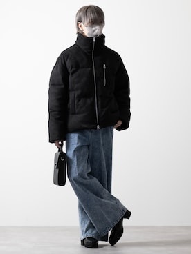 「アイテム（ダウンジャケット/コート）」を使った、MASAKIさん（メンズ・168cm・20代）の秋コーディネート