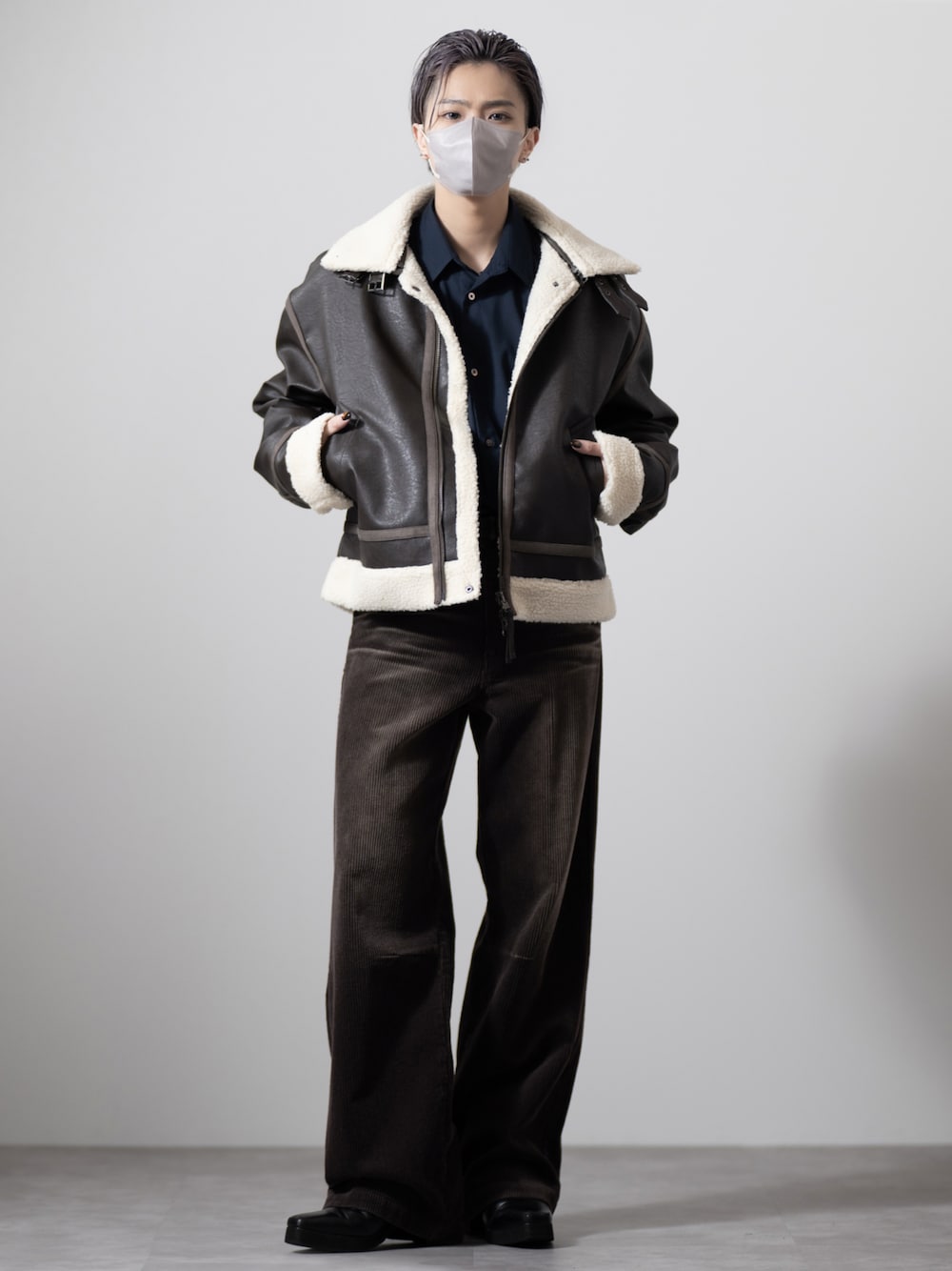 CLEL】Antique Design Corduroy Slacks Pants / アンティークデザイン