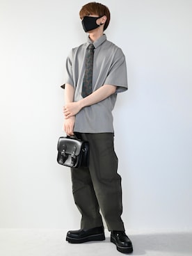 「アイテム（フォーマルスーツ/小物）」を使った、MASAKIさん（メンズ・168cm・20代）の春コーディネート