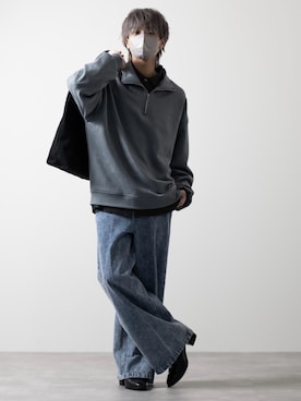 「アイテム（スウェット）」を使った、MASAKIさん（メンズ・168cm・20代）の秋コーディネート