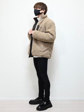 「KANGOL（カンゴール）のアイテム（ジャケット/アウター）」を使った、MASAKIさん（メンズ・168cm）の秋コーディネート