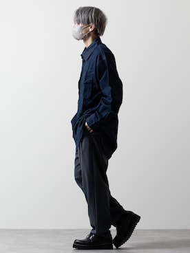 「CREARE -LINO-（クレアーレリノ）のアイテム」を使った、MASAKIさん（メンズ・168cm）の春コーディネート