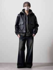 CLEL】Cow Leather G-1 Blouson / 牛革ブルゾン 【公式通販】