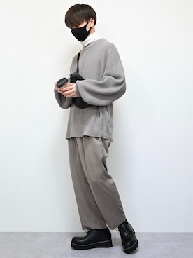 「アイテム（リング）」を使った、MASAKIさん（メンズ・168cm・20代）の冬コーディネート