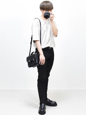 「URBAN RESEARCH Sonny Label（アーバンリサーチサニーレーベル）のアイテム（パンツ）」を使った、MASAKIさん（メンズ・168cm）の夏コーディネート