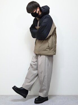 「RAGEBLUE（レイジブルー）のアイテム（ジャケット/アウター）」を使った、MASAKIさん（メンズ・168cm）の冬コーディネート