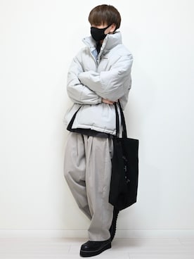 「KANGOL（カンゴール）のアイテム（ジャケット/アウター）」を使った、MASAKIさん（メンズ・168cm）の秋コーディネート