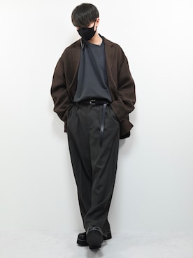 「Lui's（ルイス）のアイテム（ジャケット/アウター）」を使った、MASAKIさん（メンズ・168cm）の春コーディネート