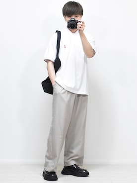 「MACKINTOSH PHILOSOPHY（ﾏｯｷﾝﾄｯｼｭ ﾌｨﾛｿﾌｨｰ）のアイテム」を使った、MASAKIさん（メンズ・168cm）の夏コーディネート