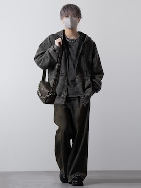 「アイテム（バッグ）」を使った、MASAKIさん（メンズ・168cm・20代）の秋コーディネート