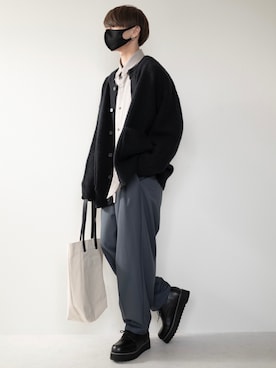 「CLEL（クレイル）のアイテム（シューズ）」を使った、MASAKIさん（メンズ・168cm）の冬コーディネート