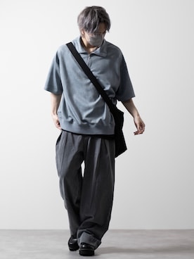 「アイテム（バッグ）」を使った、MASAKIさん（メンズ・168cm）の夏コーディネート