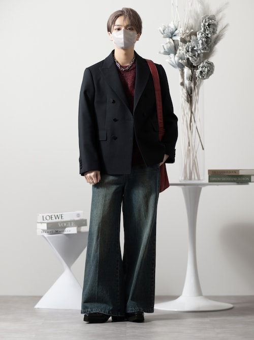 CLEL core.】Super 100s Bishu Wool Double Tailored Jacket