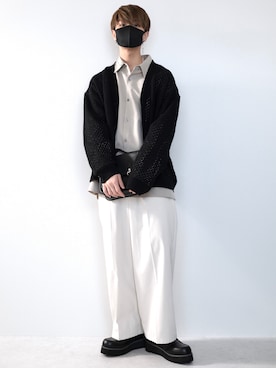 「GLOSTER（グロスター）のアイテム」を使った、MASAKIさん（メンズ・168cm）の夏コーディネート
