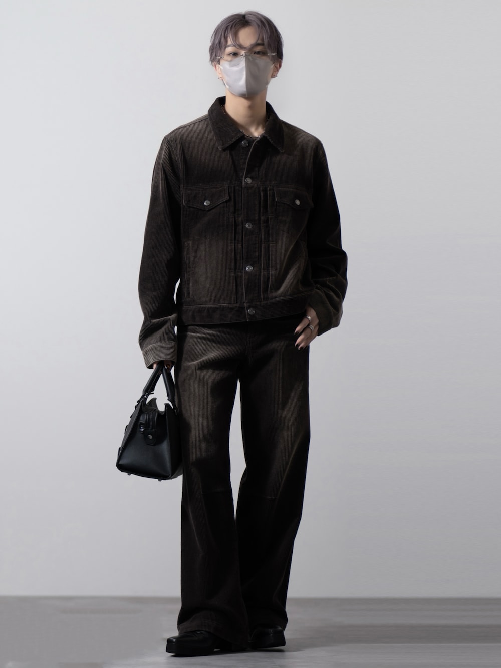 CLEL】Antique Design Corduroy Slacks Pants / アンティークデザイン