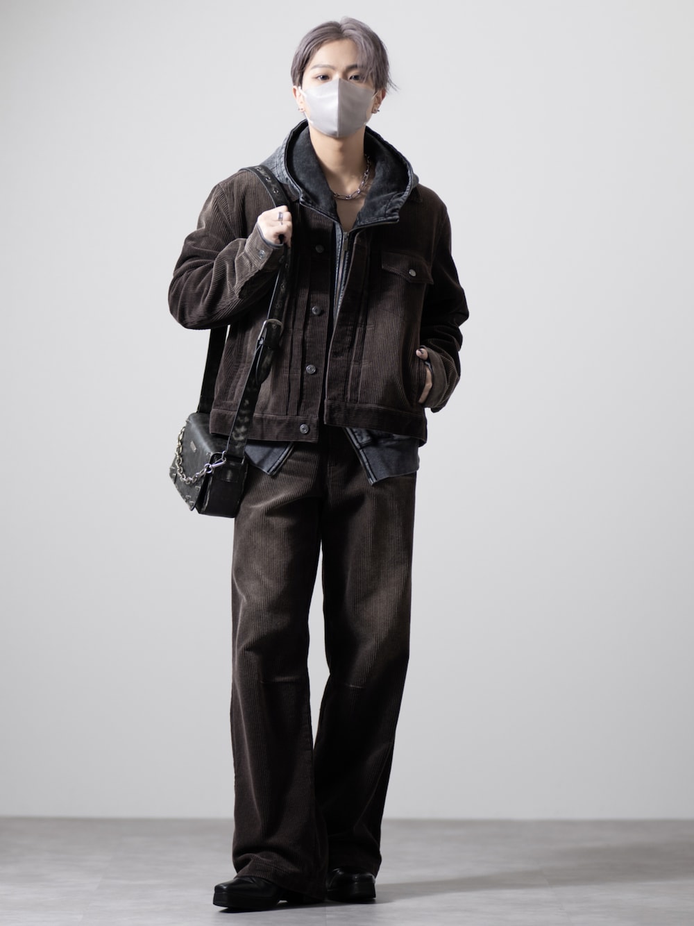 CLEL】Antique Design Corduroy Slacks Pants / アンティークデザイン