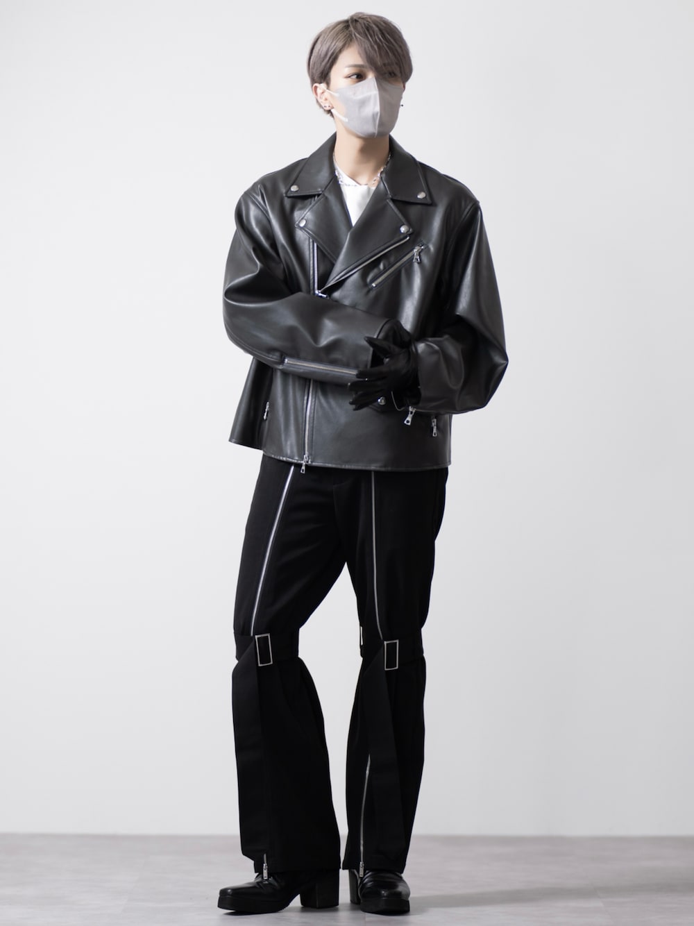 CLEL プライムTR フロントジップ ボンテージパンツ CLEL スラックス 「CLEL」Prime TR Front Zip Bondage Pants