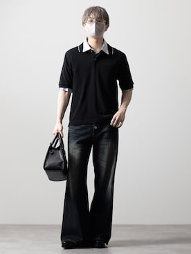 「CLEL（クレイル）のアイテム」を使った、MASAKIさん（メンズ・168cm）の夏コーディネート