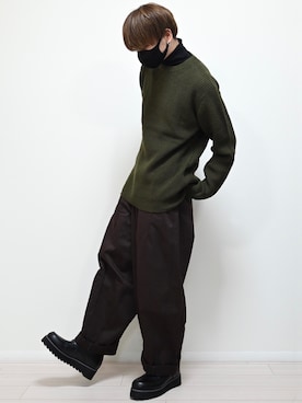 「URBAN RESEARCH Sonny Label（アーバンリサーチサニーレーベル）のアイテム（トップス）」を使った、MASAKIさん（メンズ・168cm）の秋コーディネート